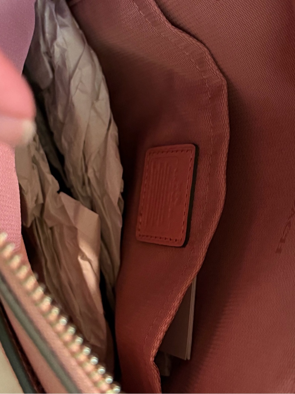 Coach NWOT pink crossbody - Picture 7 of 9